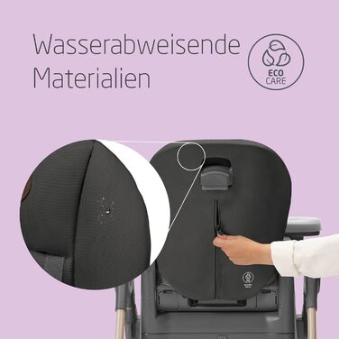 Дитячий стільчик для годування від 0 до 14 чорно-сірий Minla Maxi-Cosi