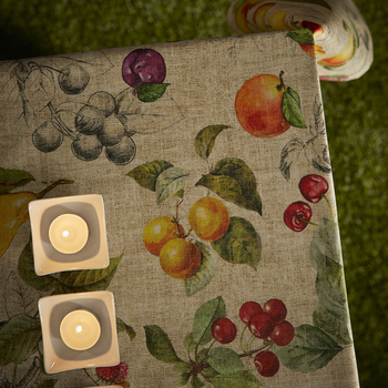 Скатертина Atenas Home Textile Minerva Linum, бавовна з покриттям