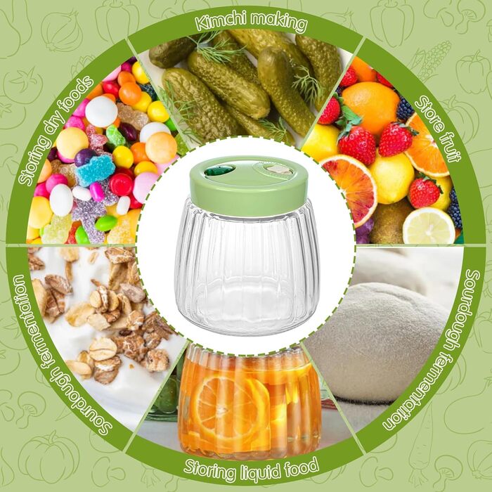 Банка для консервації 2 шт 1 л YUEYEE