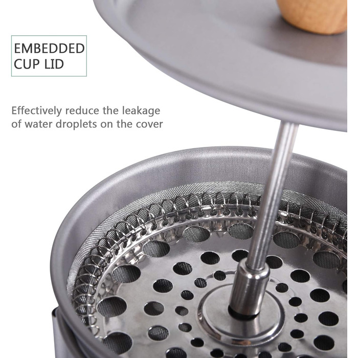 Френч-прес для кемпінгу 750 мл. iBasingo