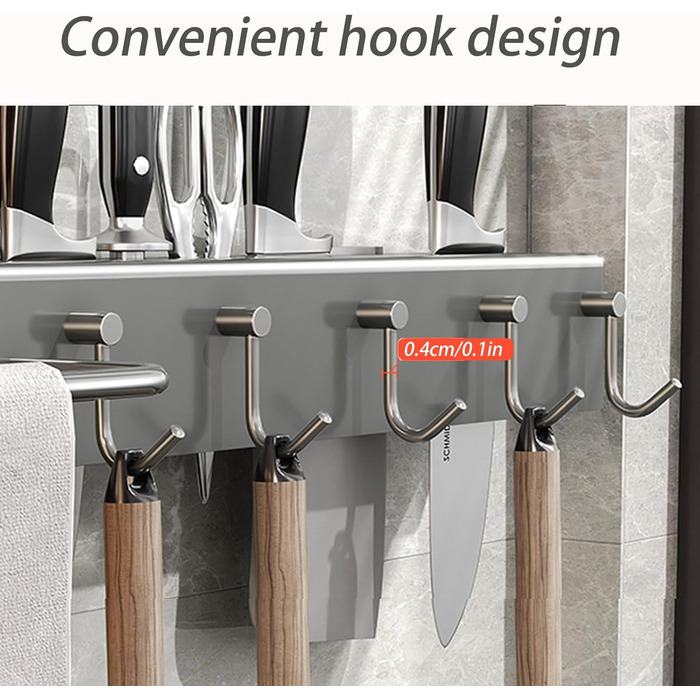 Настінний органайзер для кухонного приладдя 40 см CRCRC