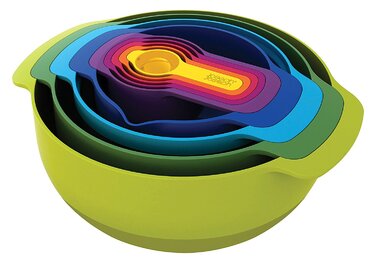 Набір мисок 9 предметів Nest Plus Multicolor Joseph Joseph