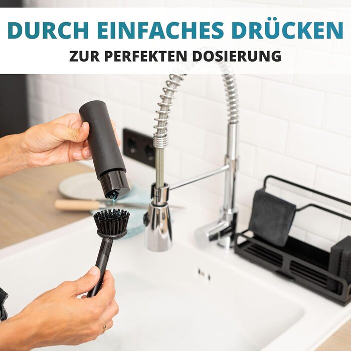 Губки для миття посуду, 10 шт., 4x7x9 см I Сірий колір I Двошарові, м&39яка сторона та сторона для чищення I Для каструль, сковорідок та посуду I Кухонний помічник Губка для чищення Кухонна губка Губка для чищення (набір з 2 дозаторів для засобу для миття