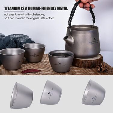 Чашка з подвійними стінками для кемпінгу, 2 шт. и 2 x 40 мл. Boundless Voyage