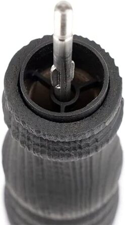 Подарочный набор Line - Мельница для перца Мельница для соли 12 см Воронка для специй - Классическая регулировка помола - Алюминий Сертифицированная PEFC древесина - Карбоновые краски (Paris Nature)