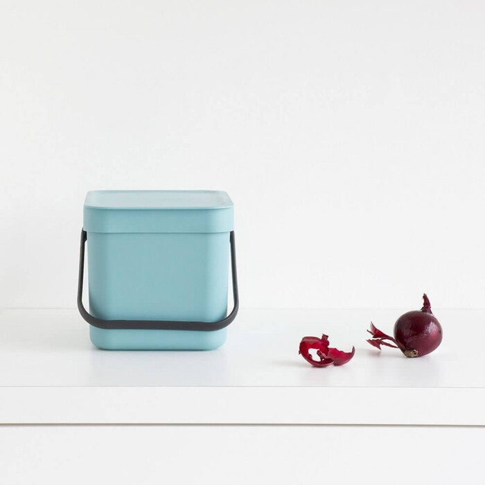 Відро для сміття 6 л мятна Sort Go Brabantia