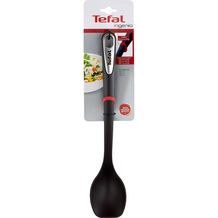 Tefal Ложка кухонна Ingenio, пластик, чорний