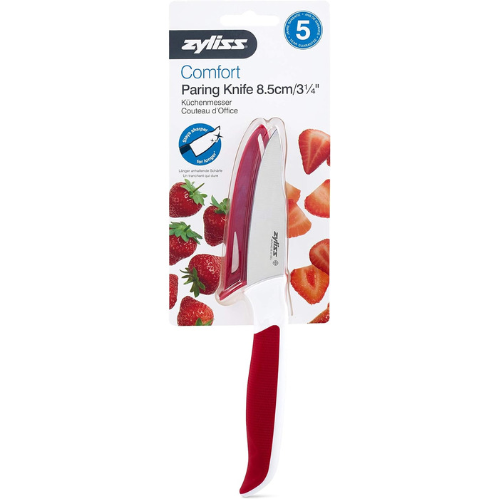 З обробними дошками, японська нержавіюча сталь, багатобарвний, ніж для чищення овочів, ніж для чищення, ніж для чищення, обробні дошки, можна мити в посудомийній машині (ніж для чищення овочів), 920249 Comfort