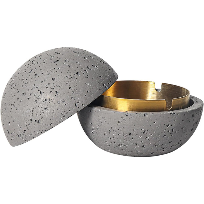 Попільничка 12,5 см сірий Cutfouwe