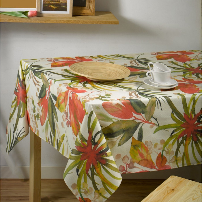 Скатертина Atenas Home Textile Bromelia, бавовна з покриттям