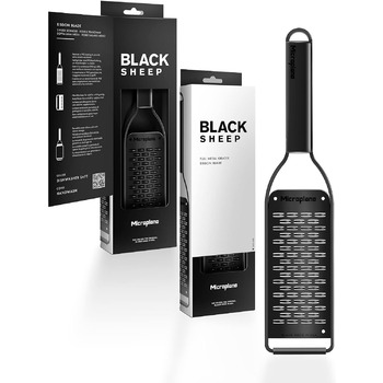 Терка 30 см двухсторонняя, черная Black Sheep Microplane