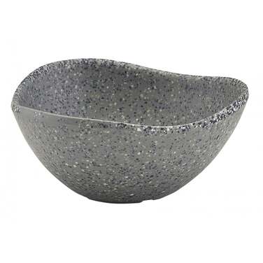 Соусник меламіновий 7.3*3.7 см, 70 мл, трикутний, сірий, GenWare