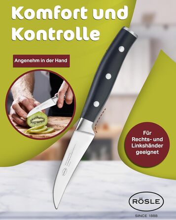 Ніж для чищення овочів 8 см Tradition Rosle