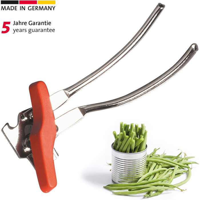 Консервний нож Westmark Pliers, з відкривачкою для пляшок, довжина 15,5 см, сталь/пластик, плоскогубці Winner, сріблястий/червоний, 10312270