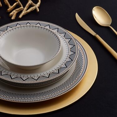 Столовий сервіз 24 шт. на 6 персон, порцеляна Кaraca Globe