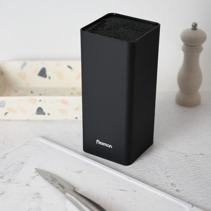 Подставка для кухонных ножей Fissman 10x10x22 см пластик (12881)