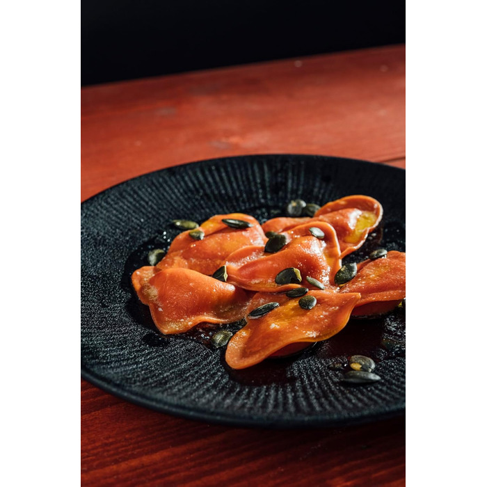 Тарілка меламінова 33 см, чорна NERO APS