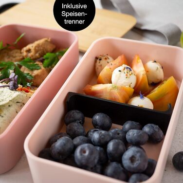 Ланч-бокс подвійний, рожевий ToGo Moritz & Moritz