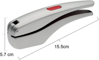 Практичний прес для великих зубчиків часнику, також з лушпинням. У комплекті інструмент для чищення (прес для часнику Susi 3, пучок з подрібнювачем 22 см), 12150 Susi 3