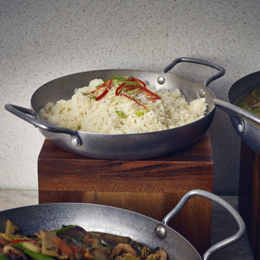 Сковорода Paella 24*4.5 см, з ручками, Vintage Steel, GenWare