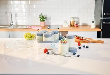 Йогуртниця на 7 порційних баночок по 150 мл, JG 3518 Severin