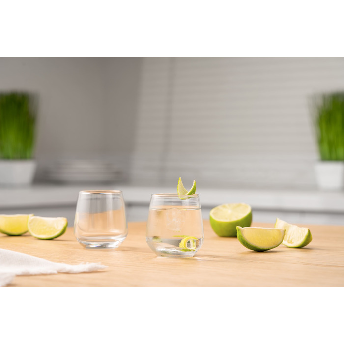 ARDESTO Набір стопок Gloria Shine, 95мл, 6шт, скло, прозорий