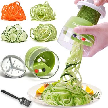 Спіральна овочерізка 4 в 1 ручна 8,75 см MOOREDLIFE