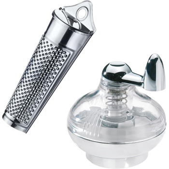 З зоною зберігання, пластик/нержавіюча сталь, сріблястий/прозорий, 69572260 (комплект)