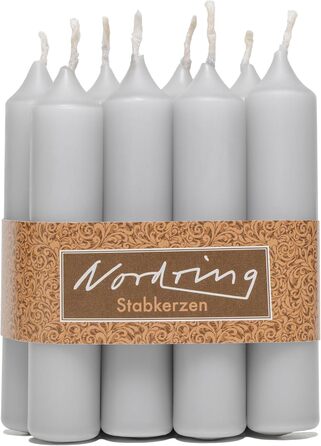 Конусоподібних свічок пастельно-зеленого кольору 2,2 x см заввишки пастельно-зеленого кольору (11, світло-сірого кольору), 8 шт.