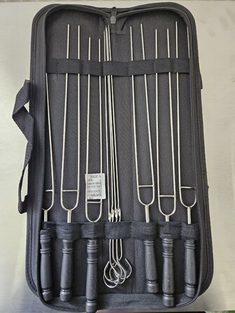 Шампура двойные 42 см 6шт в чехле GRILLI