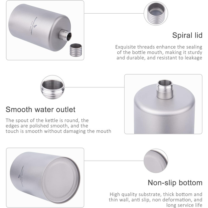Портативна пляшка для пиття 200 мл. iBasingo