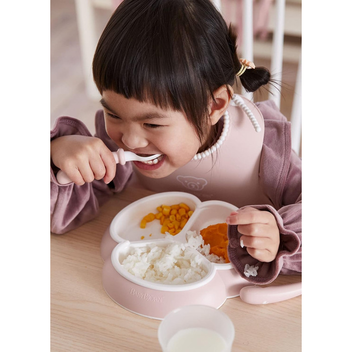 Слюнявчики для дітей 2 предмети,  сірий, блідо-рожевий BabyBjörn