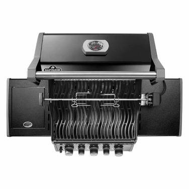 Газовий гриль Napoleon Rogue 425R з бічним пальником Sizzle Zone та вертілем, чорний RB425RSBPK-2-UA-R Код: 013123