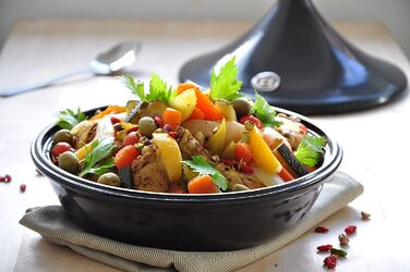 Тажин 32 см чорний Emile Henry