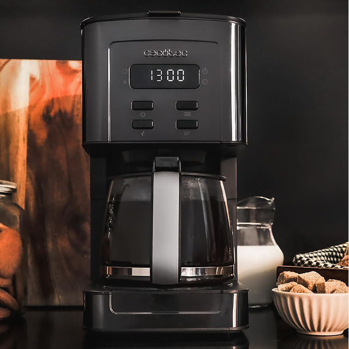 Кавоварка крапельна 800 Вт, 1,3 л чорна Coffee 56 Time Cecotec