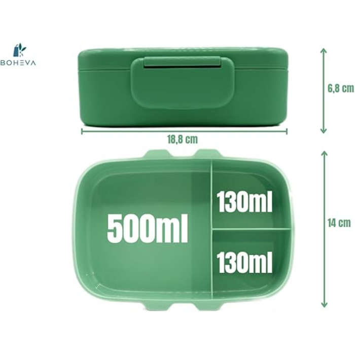 Ланч-бокс для дітей, дизайн динозавра BOHEVA