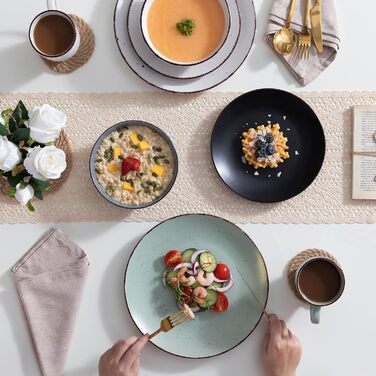 Столовий сервіз із керамограніту, набір із 40 предметів vancasso