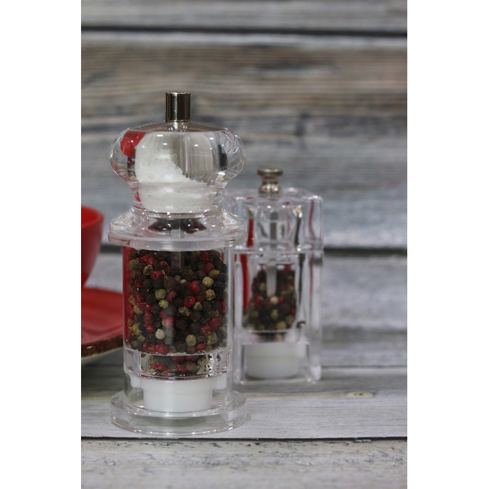 Млин для солі та перцю, 14 см, акрил, GenWare