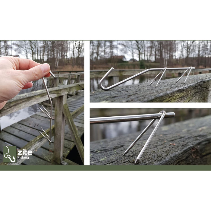 Набір гачків для копчення 6 предметів 17,5 см Zite