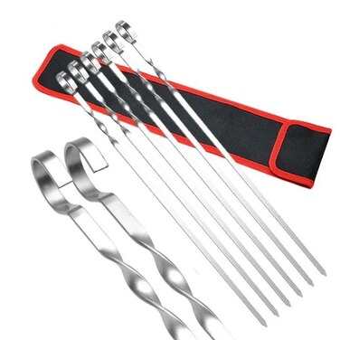 Набір шампурів 10 шт у чохлі, нержавіюча сталь GRILLI