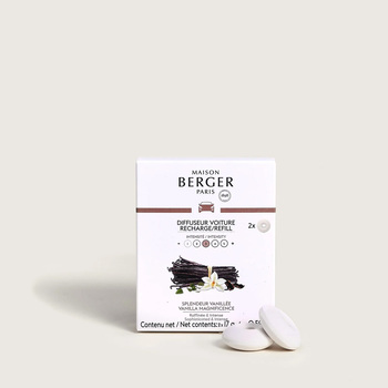 Картридж для дифузора для автівки Maison Berger Paris з ароматом VANILLA MAGNIFICENCE, 2 шт.