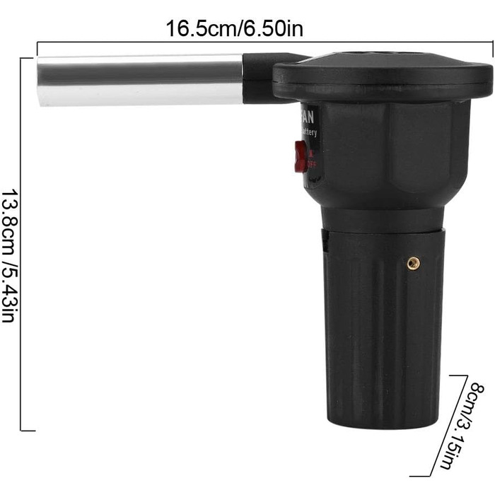 Повітродувка для гриля Fdit