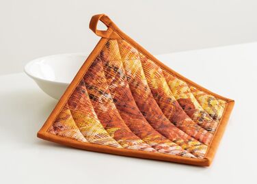 Рукавички для духовки Maison d&39 Hermine, підставки для каструль, 100 бавовна, термостійкі кухонні рукавички, рукавички для духовки (19 см x 33 см) та підставки для каструль (20 см x 20 см) для приготування їжі, Morzine - рукавички для духовки (19 x 33 с