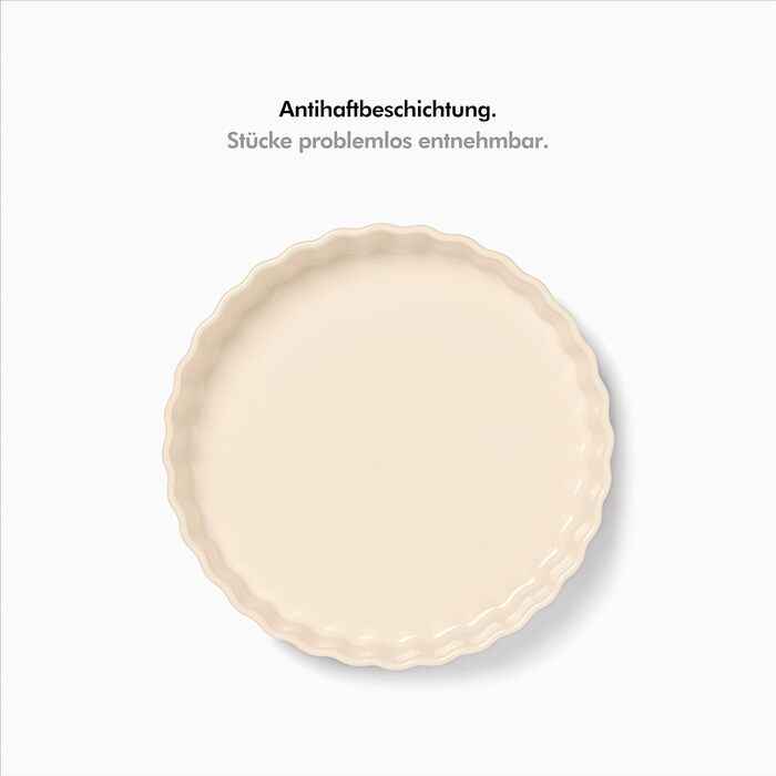 Форма для випікання керамічна кругла 28 см, блакитна KIVY