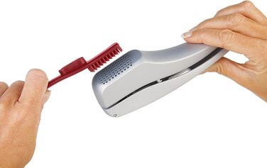 Практичний прес для великих зубчиків часнику, також з лушпинням. У тому числі інструмент для чищення Susi 3 Garlic Press Single, 12150 Susi 3