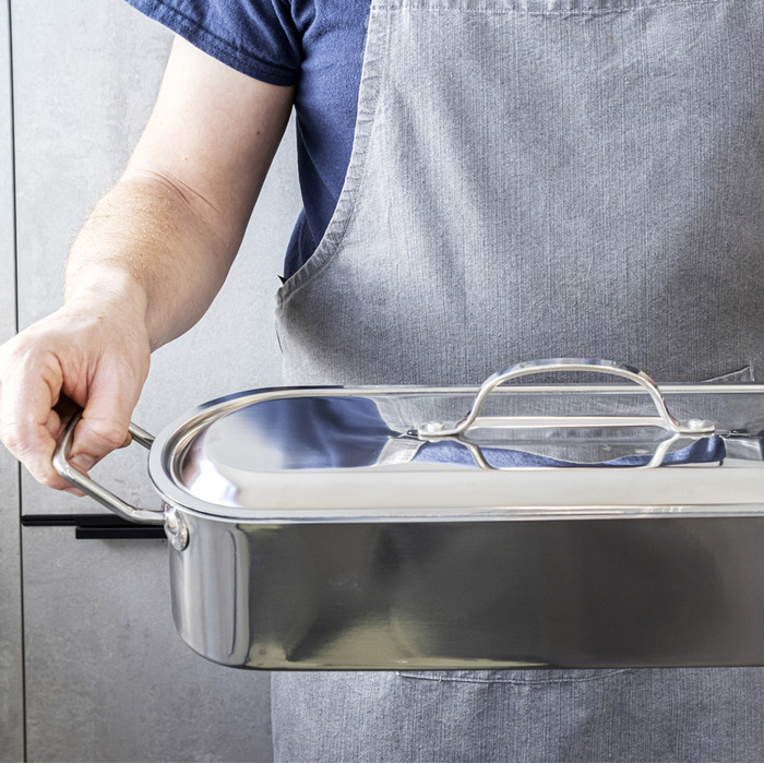 Форма з кришкою для приготування риби Kitchen Craft, 45 см