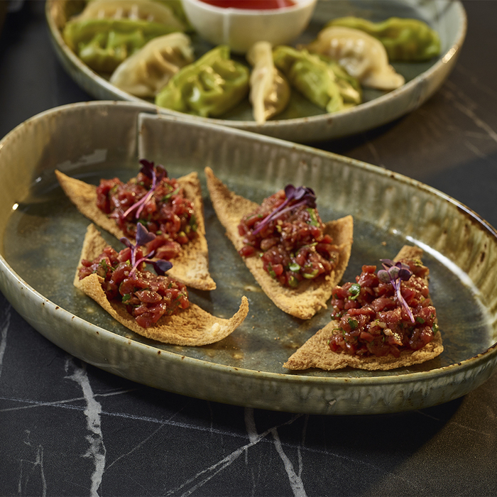 Тарелка овальная 28 см, Kozo Porcelain Midori, GenWare