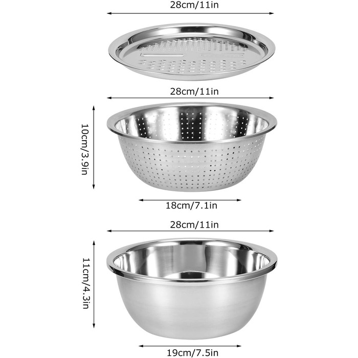 Кухонный дуршлаг 3 в 1 HERCHR