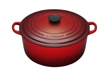 Каструля / жаровня 22 см, бордовий Le Creuset