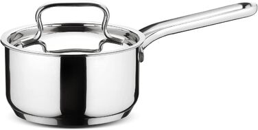 Набір універсального посуду Lagostina Sfiziosa з 24 предметів, виготовлений з нержавіючої сталі 18/10 з тришаровим дном Lagoseal Plus, включає 5 каструль, 3 сотейники, молочник, 8 кришок та 7 кухонних приладів (10 предметів)